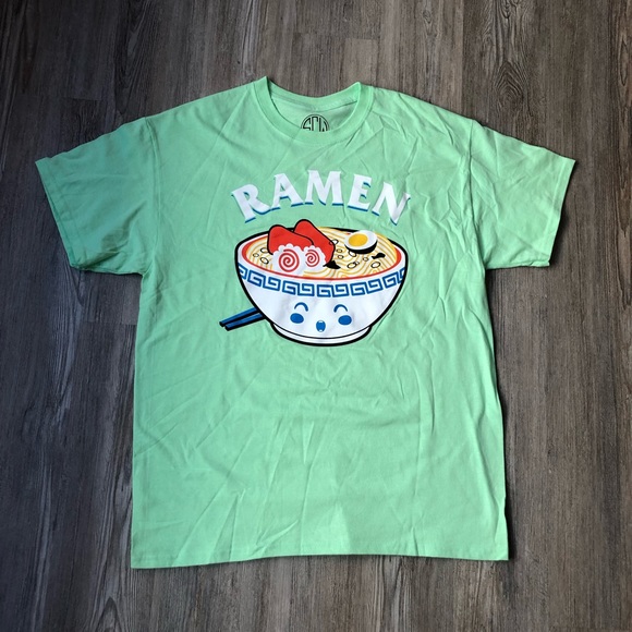 Other - Ramen Noodle lime colored t-shirt